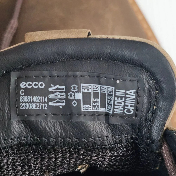 Ecco St.1 Hybrid Chukka Boot Mens EU 39 Brown Leather Waterproof Comfort NEW main image 7
